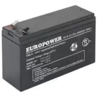 BATTERY 12V 6AH VRLA/EV6-12 EUROPOWER EMU