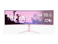 Arozzi | Nova | 49 " | VA | 32:9 | 165 Hz | 4 ms | 5120 x 1440 pixels | 350 cd/m² | HDMI ports quantity 2 | Pink – pilt 6