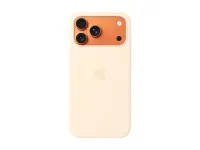 Apple iPhone 17 Pro Max Silicone Case with MagSafe – Vanilla | Apple