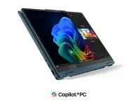 Lenovo Yoga 7 2-in-1 14AKP10 AMD | Tidal Teal | 14 " | OLED | WUXGA | 1920 x 1200 pixels | AMD Ryzen AI 7 | 350 | 16 GB | Soldered LPDDR5 | Solid-state drive capacity 512 GB | AMD Radeon 860M Graphics | Windows 11 Home | 802.11be | Bluetooth version 5.4 | Keyboard language English | Keyboard backlit | Warranty 24 month(s) | Battery warranty 12 month(s) – pilt 4