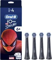 Oral-B Replacement brush heads | iO kids Refills Spiderman | Heads | For kids | Number of brush heads included 4