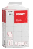Lehtkäterätik KATRIN M2 Non Stop, valge,  20,3 x 25,5 cm, 2-kihiline, 140 tk, hulgipakend, 21tk/pakk