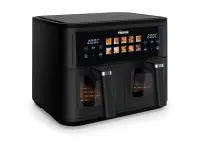 Tristar Double Basket Airfryer | FR-9075 | Power 2500 W | Capacity 9 L | Hot air technology | Black – pilt 3