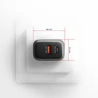 AXAGON Wall charger 67W, 2x port (USB-A + USB-C) PD3.0/PPS/QC4+/SFC 2.0/Apple | ACU-PQ67 – pilt 8