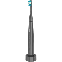 Wireless Tooth Brush, Grey, 3 Brush Heads, 1400mAh, Function: Soft, Clean, Massage, White, Sweep