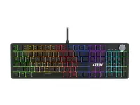 MSI FORGE GK320 RED US | Gaming keyboard | Wired | US | Mechanical RED Switches