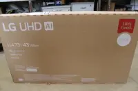 SALE OUT. LG 4K LED LCD TV | 43UA73003LA | 43 | Smart TV | webOS | UHD | Black | UNPACKED ,USED