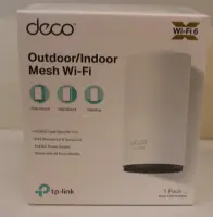 SALE OUT. TP-LINK Deco X50-Outdoor AX3000 Outdoor Whole Home Mesh WiFi 6 Unit | SALE OUT. TP-LINK AX3000 Outdoor Whole Home Mesh WiFi 6 Unit | Deco X50-Outdoor | 802.11ax | 10/100/1000 Mbit/s | Ethernet LAN (RJ-45) ports 2 | Mesh Support Yes | MU-MiMO Yes | No mobile broadband | 24 month(s) | DAMAGED PACKAGING