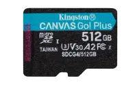 Kingston Technology Canvas Go! Plus 512 GB MicroSD UHS-I Klass 10