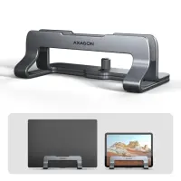 Axagon STND-VG Vertikaler Laptop-Ständer, einstellbare Breite, Aluminium Sülearvuti ja tahvelarvuti alus Hall 43,9 cm (17.3") – pilt 13
