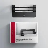 Axagon STND-VB Vertikaler Laptop-Ständer, einstellbare Breite, Aluminium Sülearvuti ja tahvelarvuti alus Must 43,9 cm (17.3") – pilt 10