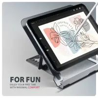 Axagon STND-LAG Laptop-Ständer, höhenverstellbar, faltbar, Aluminium Sülearvuti ja tahvelarvuti alus Hall 43,9 cm (17.3")