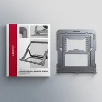 Axagon STND-LAG Laptop-Ständer, höhenverstellbar, faltbar, Aluminium Sülearvuti ja tahvelarvuti alus Hall 43,9 cm (17.3") – pilt 7