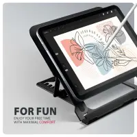 Axagon STND-LAB Laptop-Ständer, höhenverstellbar, faltbar, Aluminium Sülearvuti ja tahvelarvuti alus Must 43,9 cm (17.3") – pilt 8