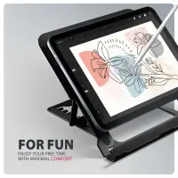 Axagon STND-LAB Laptop-Ständer, höhenverstellbar, faltbar, Aluminium Sülearvuti ja tahvelarvuti alus Must 43,9 cm (17.3") – pilt 9