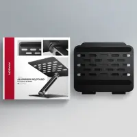 Axagon STND-LQB Laptop-Ständer, Doppelgelenk, höhenverstellbar, faltbar Sülearvuti ja tahvelarvuti alus Must 43,9 cm (17.3") – pilt 10