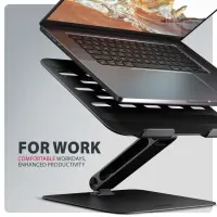Axagon STND-LQB Laptop-Ständer, Doppelgelenk, höhenverstellbar, faltbar Sülearvuti ja tahvelarvuti alus Must 43,9 cm (17.3") – pilt 16
