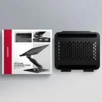 Axagon STND-LRB Laptop-Ständer, 360° drehbar, Doppelgelenk, verlängerbar Sülearvuti ja tahvelarvuti alus Must 43,9 cm (17.3") – pilt 10