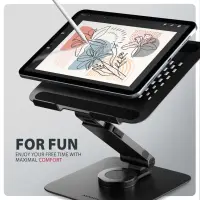 Axagon STND-LRB Laptop-Ständer, 360° drehbar, Doppelgelenk, verlängerbar Sülearvuti ja tahvelarvuti alus Must 43,9 cm (17.3") – pilt 22