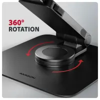 Axagon STND-LRB Laptop-Ständer, 360° drehbar, Doppelgelenk, verlängerbar Sülearvuti ja tahvelarvuti alus Must 43,9 cm (17.3") – pilt 23