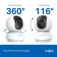 TP-LINK | Tapo C250 | Pan/Tilt AI Home Security Wi-Fi Camera | PTZ | 8 MP | 4mm/F1.6 | H.265 | MicroSD Card up to 512 GB – pilt 7