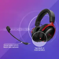 HyperX Cloud III S Wireless – mänguri peakomplekt (must-punane)