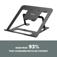 Fellowes Alumia 100138868 sülearvuti raam & alus Sülearvuti alus Must 38,1 cm (15") – pilt 6