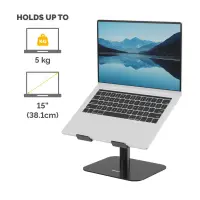 Fellowes Alumia (New) Desk Laptop Stand Black Sülearvuti alus Must 38,1 cm (15") – pilt 2