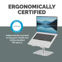 Fellowes Alumia (New) Desk Laptop Stand Silver Sülearvuti alus Hõbe 38,1 cm (15") – pilt 3