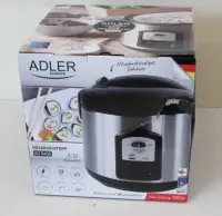 SALE OUT. Adler | AD 6406 | 1000 W | Stainless steel/Black | DAMAGED PACKAGING, SCRATCHES ON TOP
