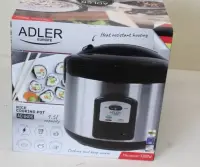 SALE OUT. Adler | AD 6406 | 1000 W | Stainless steel/Black | DAMAGED PACKAGING, SCRATCHES ON TOP