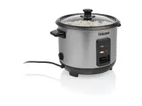 Tristar | RK-6146 | Rice cooker | 400 W | 1 L | Number of programs 0 | Black/Stainless steel