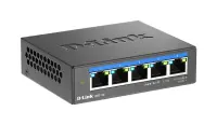 D-Link | DMS-105/E | 5-Port 2.5G Multi-Gigabit Desktop Switch | Desktop | Unmanaged – pilt 5