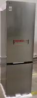 SALE OUT. LG GBBS322CPY Refrigerator, C, Free-standing, Combi, Height 2.03 m, Net fridge 262 L, Net freezer 113 L, Silver | LG Refrigerator | GBBS322CPY | Energy efficiency class C | Free standing | Combi | Height 203 cm | Fridge net capacity 262 L | Freezer net capacity 113 L | Display | 34 dB | Prime Silver | DAMAGED PACKAGING