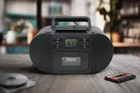 Muse M-188 RDC | Portable radio with Blu-ray CD/MP3 cassette recorder | AUX in – pilt 2