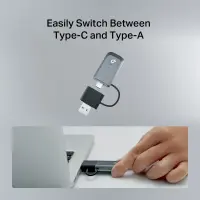 TP-LINK BE6500 Tri-Band Wi-Fi 7 Mini Wireless USB Adapter | Archer TBE400U | 2.4 GHz, 5 GHz, 6 GHz | 802.11ax | MU-MiMO No | no PoE | Antenna type Internal – pilt 4
