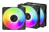 ARCTIC Freezer P12 Pro Reverse A-RGB - 3 Pack Arvuti korpus Ventilaator 12 cm Must 3 tk
