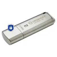 Kingston Technology IronKey Locker+ 50 USB-välkmälu 256 GB USB tüüp A 3.2 Gen 1 (3.1 Gen 1) Hõbe