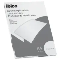 Lamineerimistaskud Ibico Basics, A4, läikiv, 80 mic, 100 tk/pakend