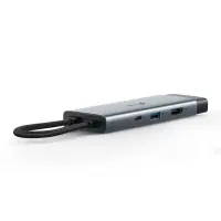 TP-Link UH7021C jaotur USB tüüp-C 5000 Mbit/s Alumiinium, Must – pilt 7
