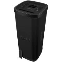 Speaker Party Box SVEN PS-1250, black (300W, TWS, IPx4, Bluetooth, FM, USB, microSD, LED-display, 13500mAh)