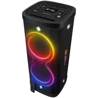 Speaker Party Box SVEN PS-1250, black (300W, TWS, IPx4, Bluetooth, FM, USB, microSD, LED-display, 13500mAh) – pilt 3