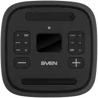 Speaker Party Box SVEN PS-1250, black (300W, TWS, IPx4, Bluetooth, FM, USB, microSD, LED-display, 13500mAh) – pilt 5
