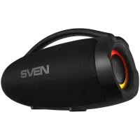 Portable speaker SVEN PS-375, black, power output 30+2x15W (RMS), TWS, Bluetooth, USB, lithium battery