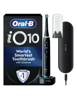 Oral-B Electric Toothbrush | iO10 Series | Rechargeable | For adults | Number of brush heads included 1 | Number of teeth brushing modes 7 | Cosmic Black Booster