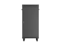 Lanberg Rack cabinet 19" free-standing 24U/600x600 (flat pack) with glass door LCD V2, black | Lanberg – pilt 4