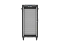 Lanberg Rack cabinet 19" free-standing 24U/600x600 (flat pack) with mesh door LCD V2, black | Lanberg – pilt 3