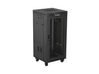 Lanberg Rack cabinet 19" free-standing 24U/600x600 (flat pack) with mesh door LCD V2, black | Lanberg – pilt 10