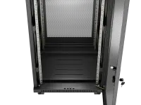 Lanberg Rack cabinet 19" free-standing 24U/600x600 (flat pack) with mesh door LCD V2, black | Lanberg – pilt 12