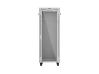 Lanberg Rack cabinet free-standing 32U/600x600 (flat pack) with glass door LCD V2 | FF01-6632-12SL | 19" cm | IP20 | Gray – pilt 10